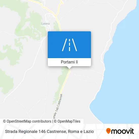 Mappa Strada Regionale 146 Castrense