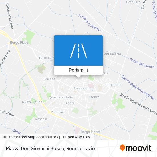 Mappa Piazza Don Giovanni Bosco