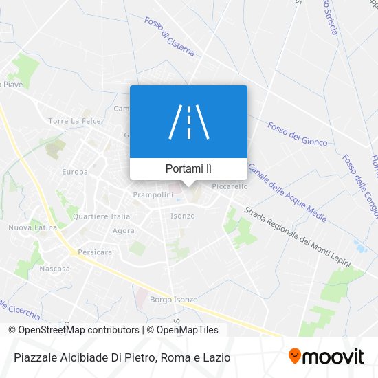 Mappa Piazzale Alcibiade Di Pietro