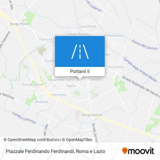 Mappa Piazzale Ferdinando Ferdinandi