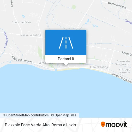 Mappa Piazzale Foce Verde Alto