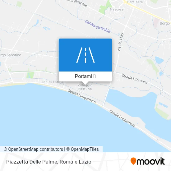 Mappa Piazzetta Delle Palme