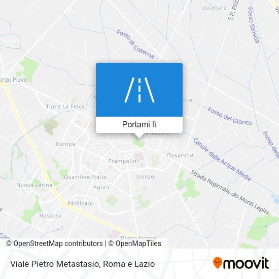 Mappa Viale Pietro Metastasio