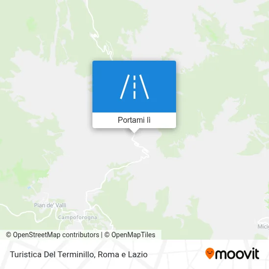 Mappa Turistica Del Terminillo