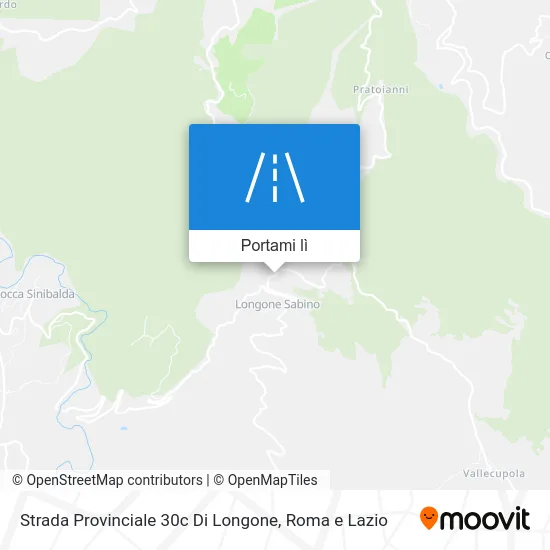 Mappa Strada Provinciale 30c Di Longone