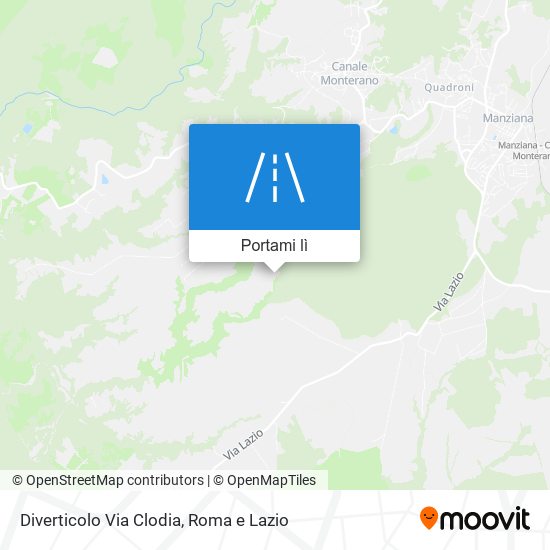 Mappa Diverticolo Via Clodia