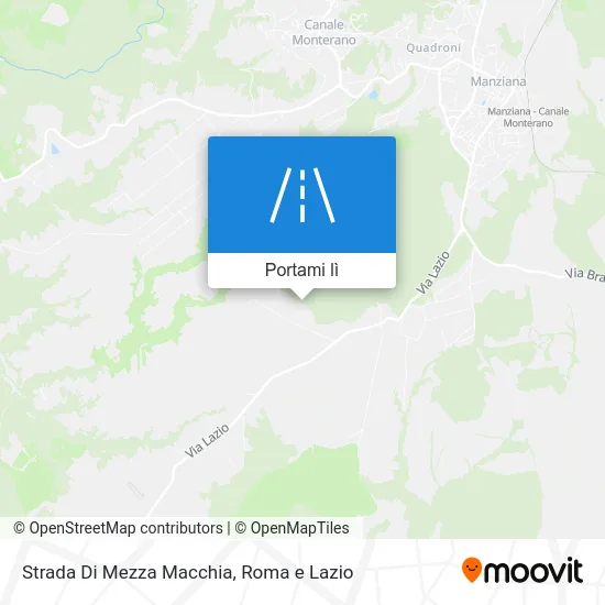 Mappa Strada Di Mezza Macchia