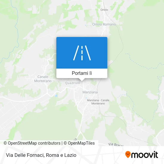 Mappa Via Delle Fornaci