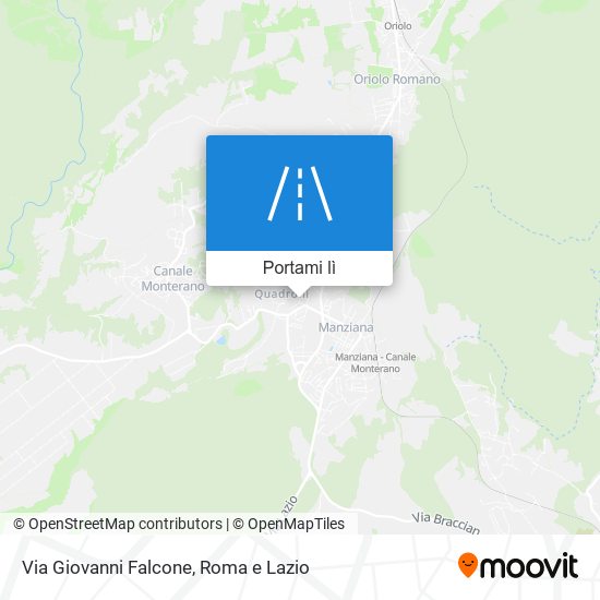 Mappa Via Giovanni Falcone