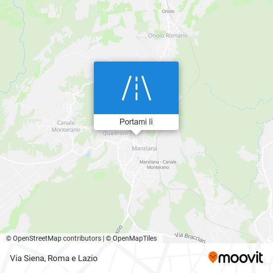 Mappa Via Siena
