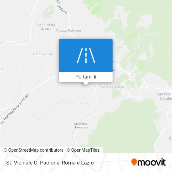 Mappa St. Vicinale C. Paolone