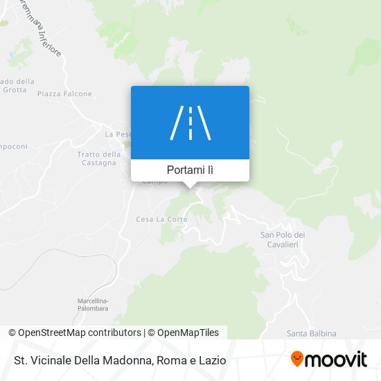Mappa St. Vicinale Della Madonna