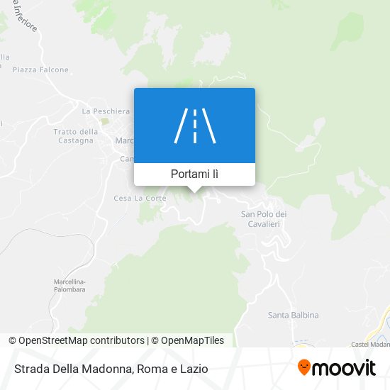 Mappa Strada Della Madonna