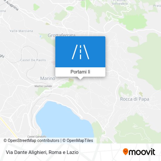 Mappa Via Dante Alighieri
