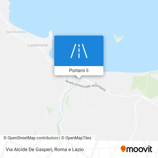 Mappa Via Alcide De Gasperi