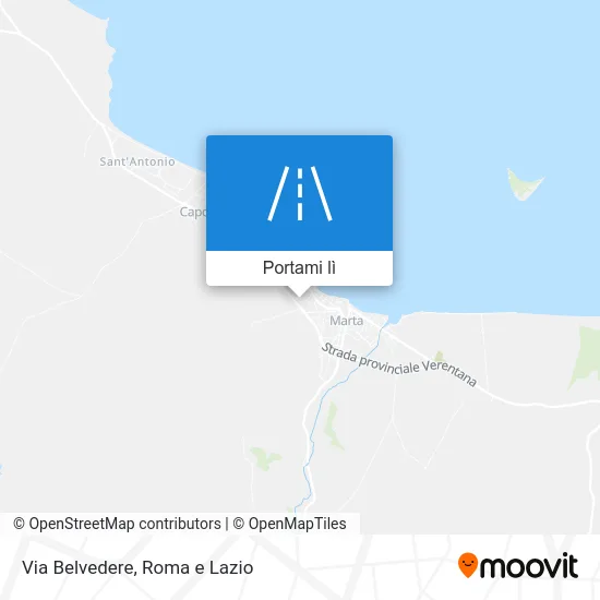 Mappa Via Belvedere
