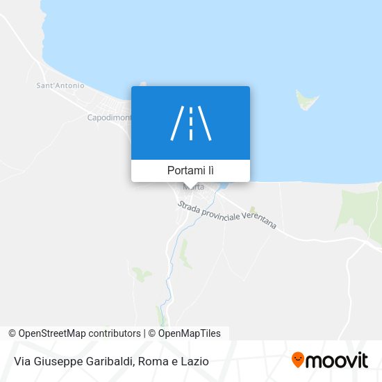 Mappa Via Giuseppe Garibaldi