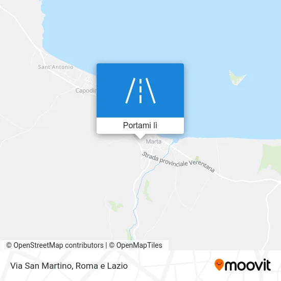 Mappa Via San Martino