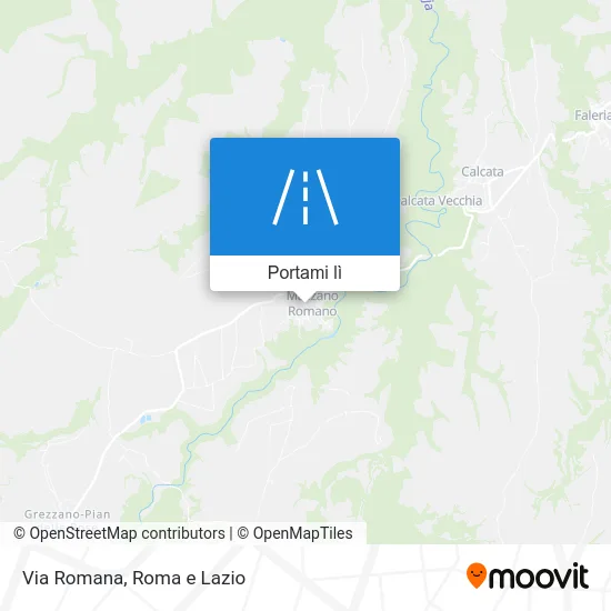 Mappa Via Romana
