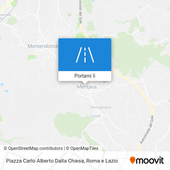 Mappa Piazza Carlo Alberto Dalla Chiesa
