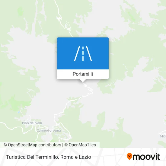 Mappa Turistica Del Terminillo