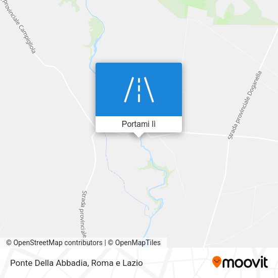 Mappa Ponte Della Abbadia