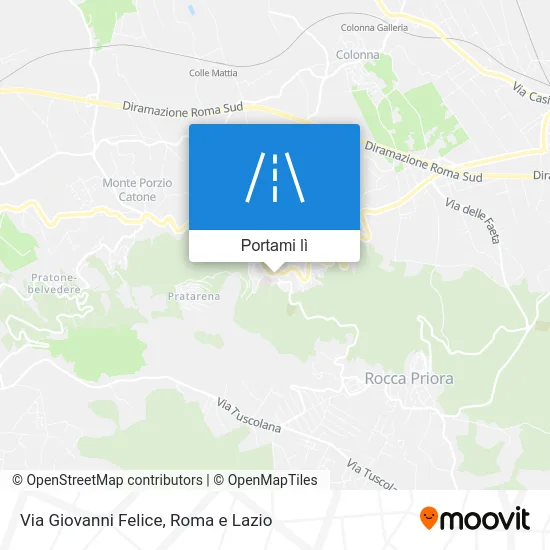 Mappa Via Giovanni Felice