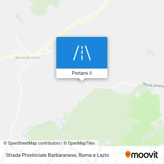 Mappa Strada Provinciale Barbaranese