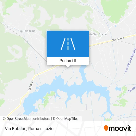 Mappa Via Bufalari