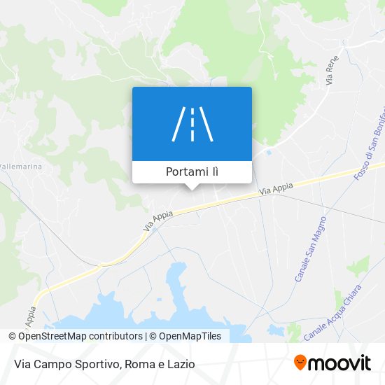 Mappa Via Campo Sportivo