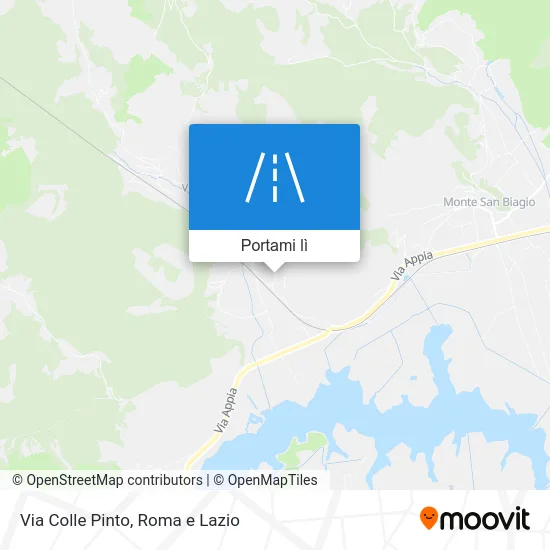 Mappa Via Colle Pinto