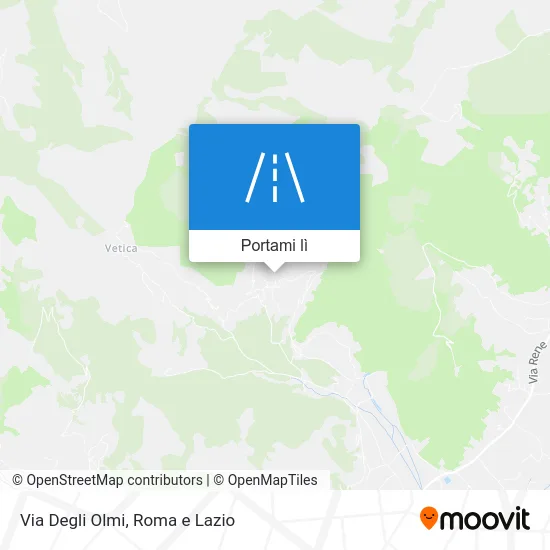 Mappa Via Degli Olmi