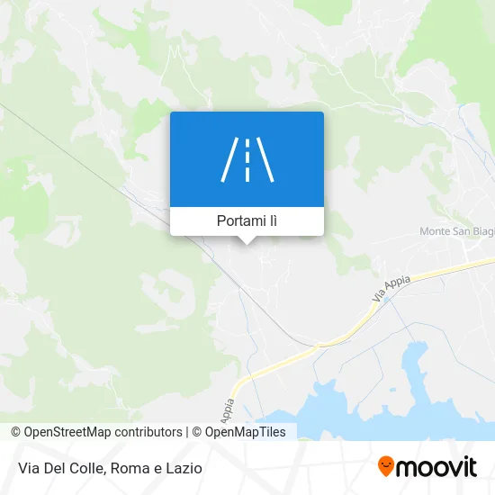 Mappa Via Del Colle
