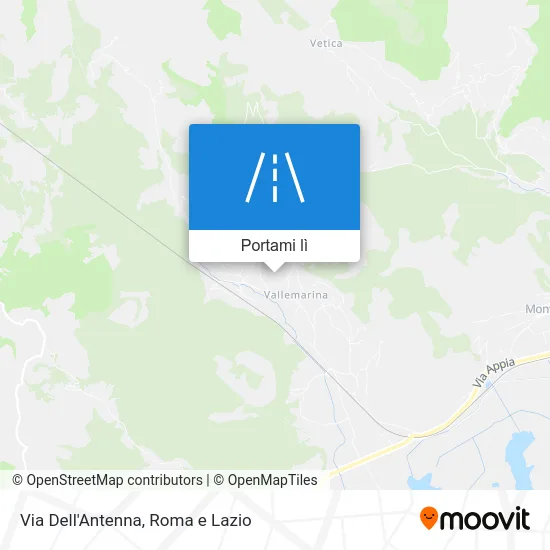 Mappa Via Dell'Antenna