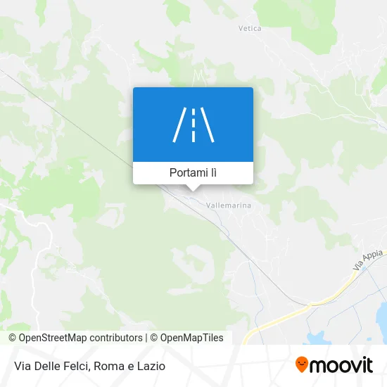 Mappa Via Delle Felci