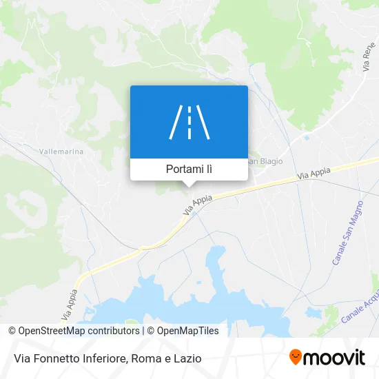 Mappa Via Fonnetto Inferiore
