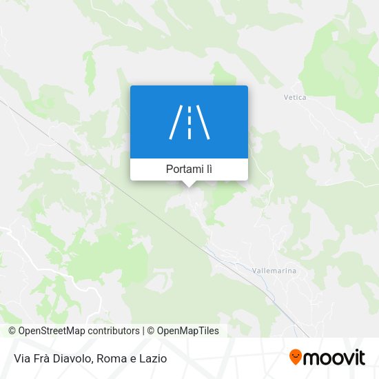 Mappa Via Frà Diavolo
