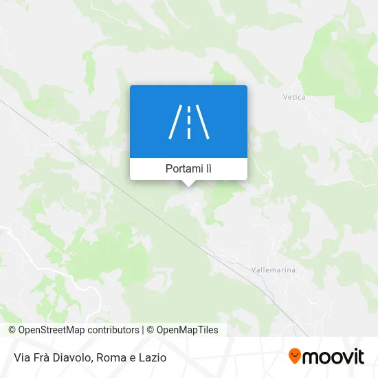 Mappa Via Frà Diavolo