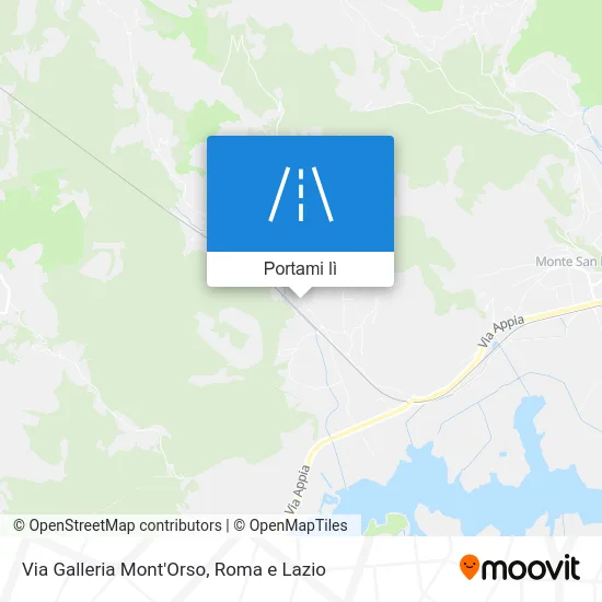 Mappa Via Galleria Mont'Orso