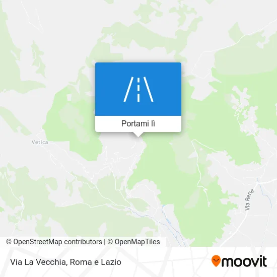 Mappa Via La Vecchia
