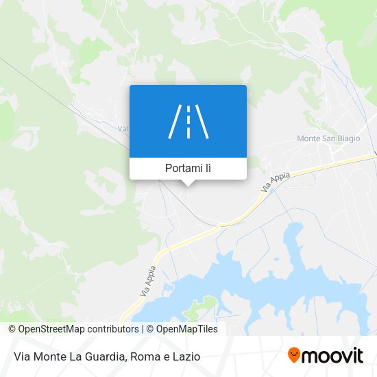 Mappa Via Monte La Guardia