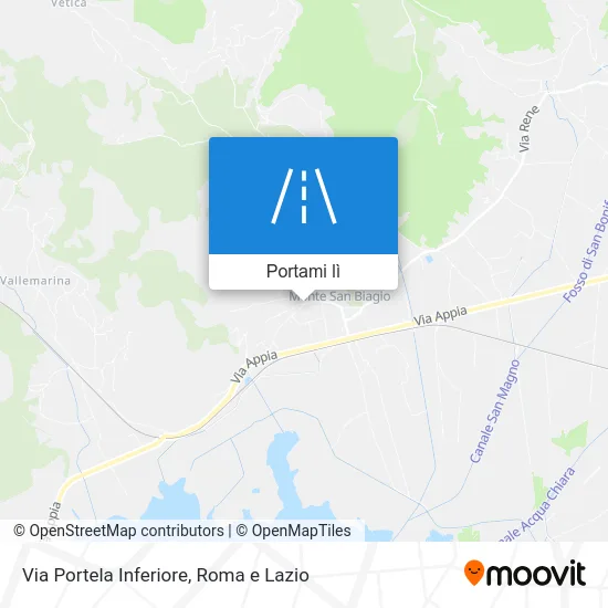 Mappa Via Portela Inferiore