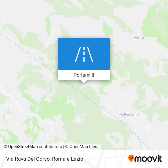 Mappa Via Rava Del Corvo