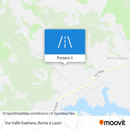 Mappa Via Valle Gaetana
