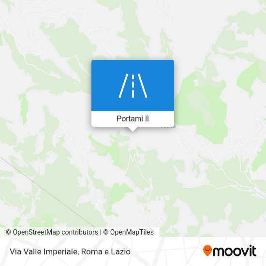 Mappa Via Valle Imperiale