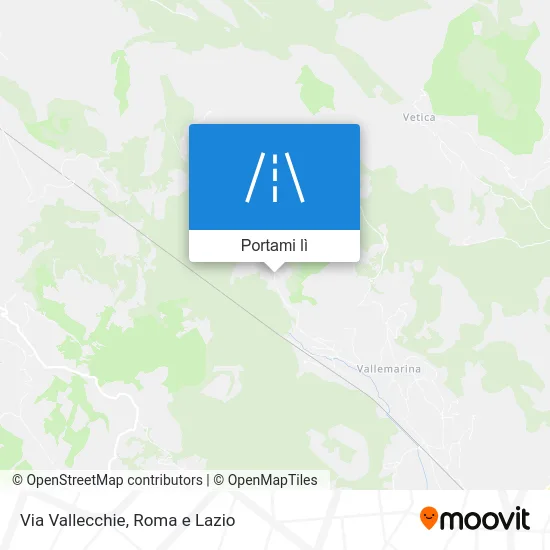 Mappa Via Vallecchie