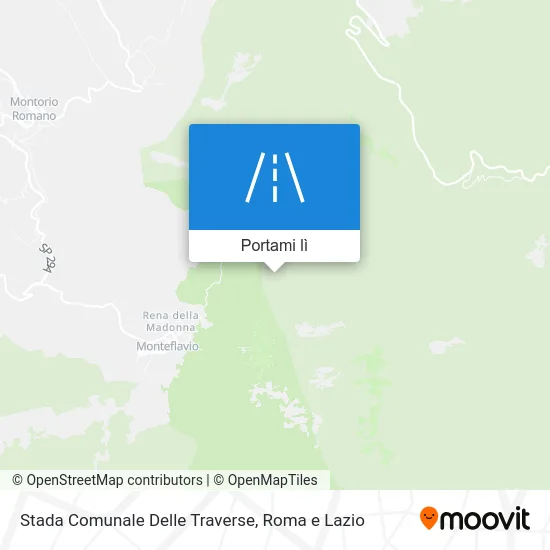 Mappa Stada Comunale Delle Traverse