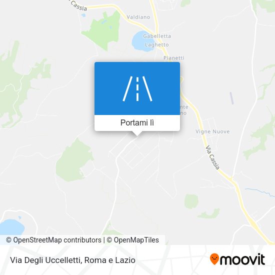 Mappa Via Degli Uccelletti