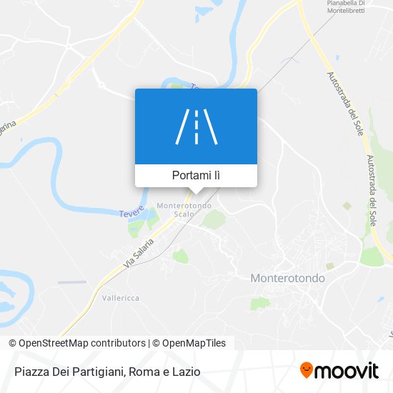 Mappa Piazza Dei Partigiani