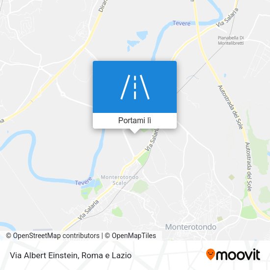 Mappa Via Albert Einstein